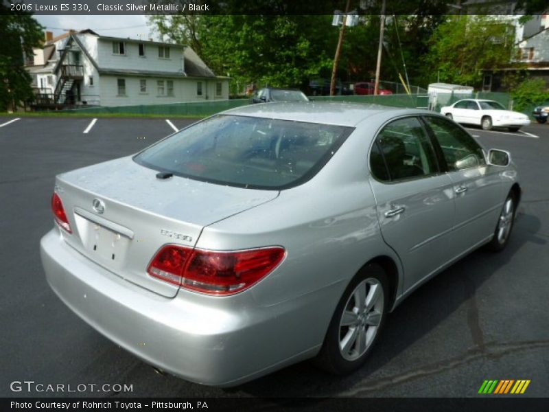 Classic Silver Metallic / Black 2006 Lexus ES 330