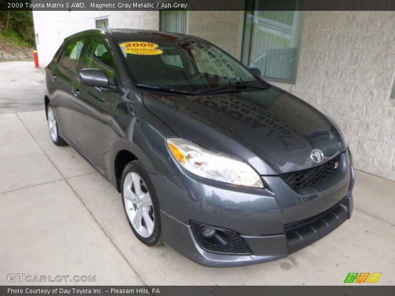 Magnetic Gray Metallic / Ash Gray 2009 Toyota Matrix S AWD