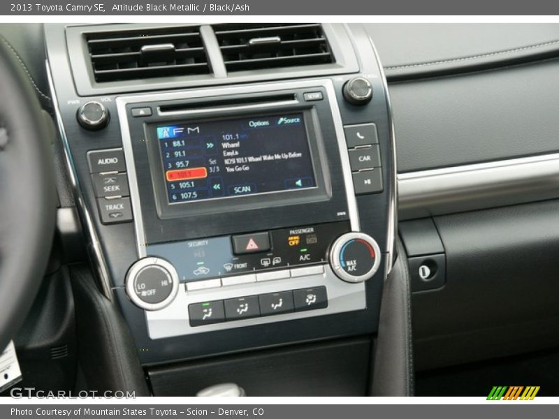 Attitude Black Metallic / Black/Ash 2013 Toyota Camry SE