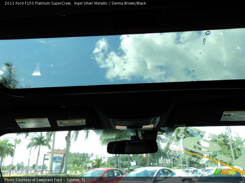 Ingot Silver Metallic / Sienna Brown/Black 2011 Ford F150 Platinum SuperCrew