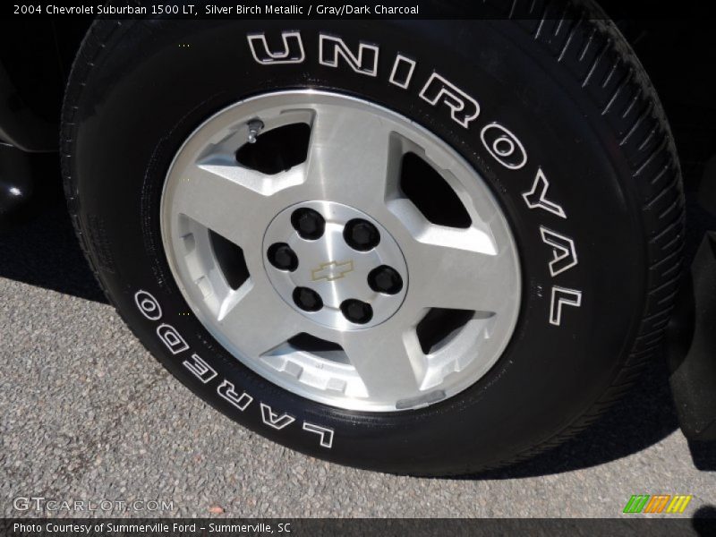 Silver Birch Metallic / Gray/Dark Charcoal 2004 Chevrolet Suburban 1500 LT