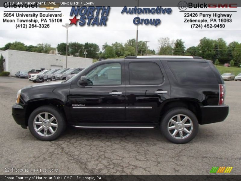 Onyx Black / Ebony 2013 GMC Yukon Denali AWD