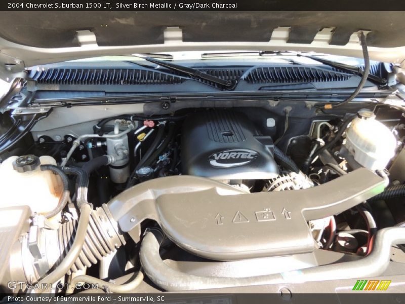 Silver Birch Metallic / Gray/Dark Charcoal 2004 Chevrolet Suburban 1500 LT