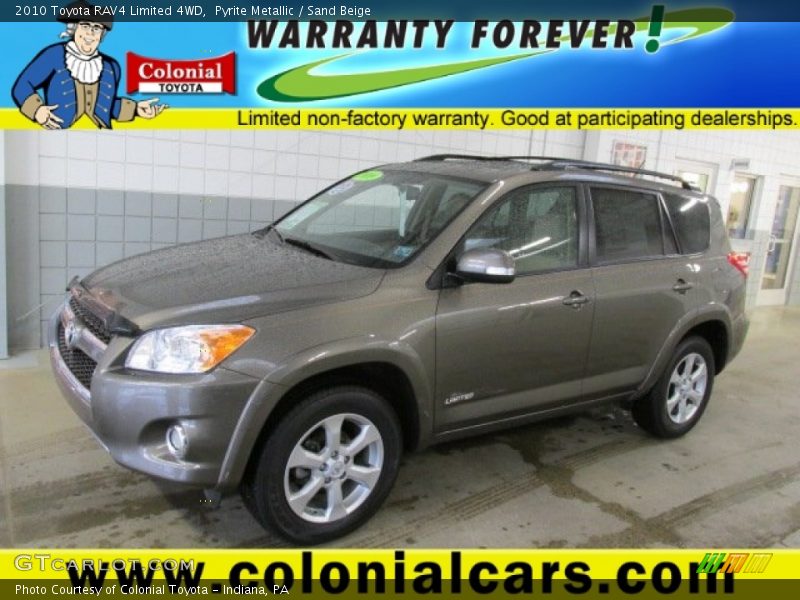 Pyrite Metallic / Sand Beige 2010 Toyota RAV4 Limited 4WD