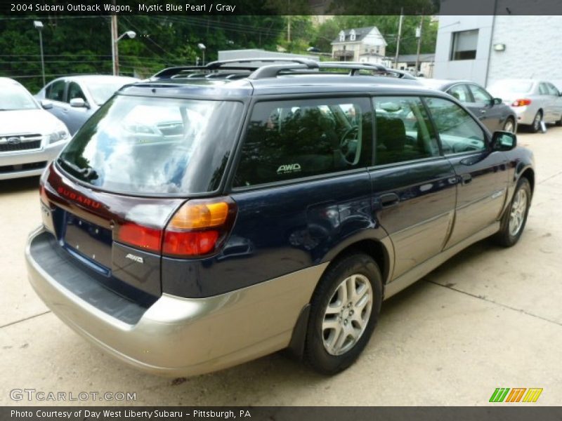 Mystic Blue Pearl / Gray 2004 Subaru Outback Wagon