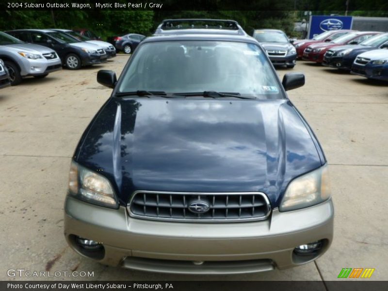 Mystic Blue Pearl / Gray 2004 Subaru Outback Wagon