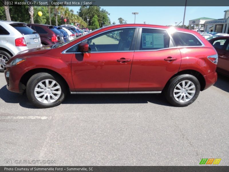 Copper Red Mica / Sand 2012 Mazda CX-7 i Sport