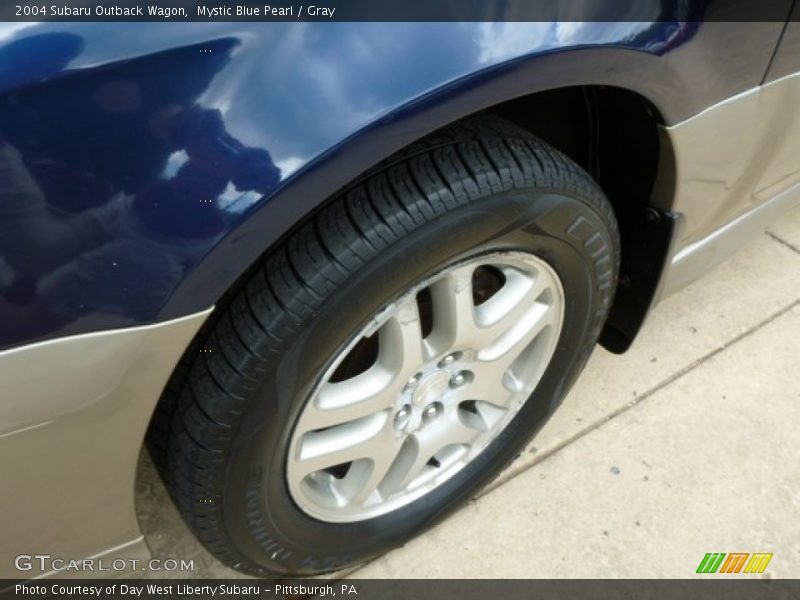 Mystic Blue Pearl / Gray 2004 Subaru Outback Wagon