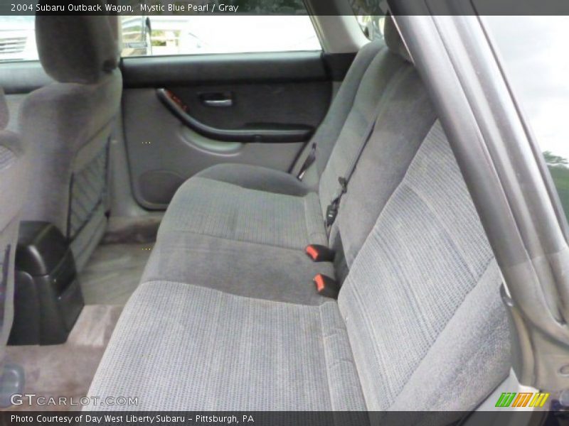 Mystic Blue Pearl / Gray 2004 Subaru Outback Wagon