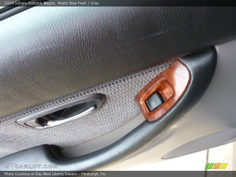 Mystic Blue Pearl / Gray 2004 Subaru Outback Wagon
