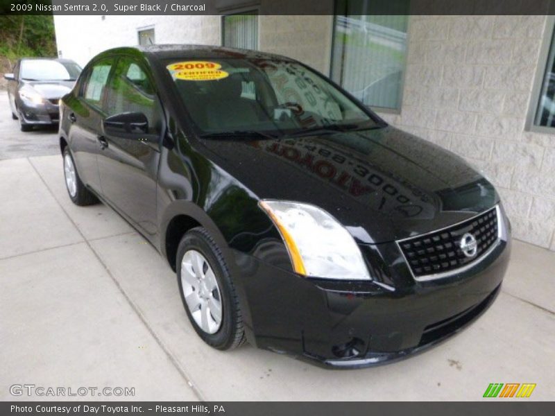 Super Black / Charcoal 2009 Nissan Sentra 2.0