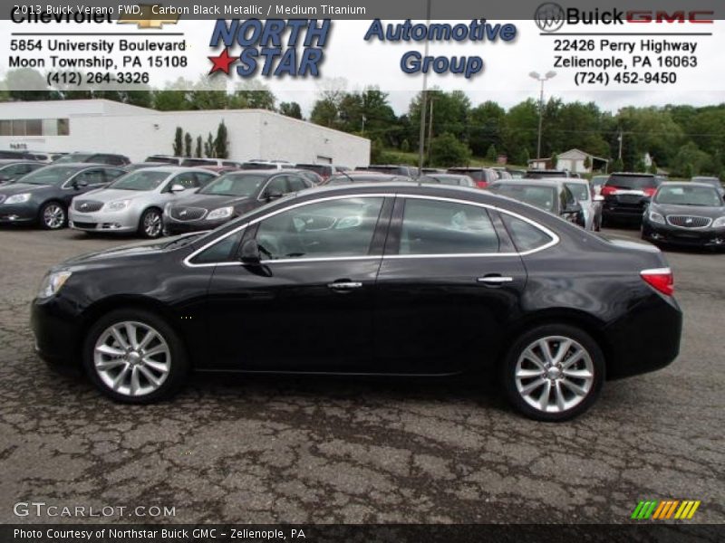 Carbon Black Metallic / Medium Titanium 2013 Buick Verano FWD