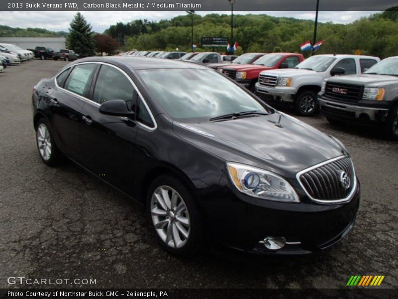 Carbon Black Metallic / Medium Titanium 2013 Buick Verano FWD
