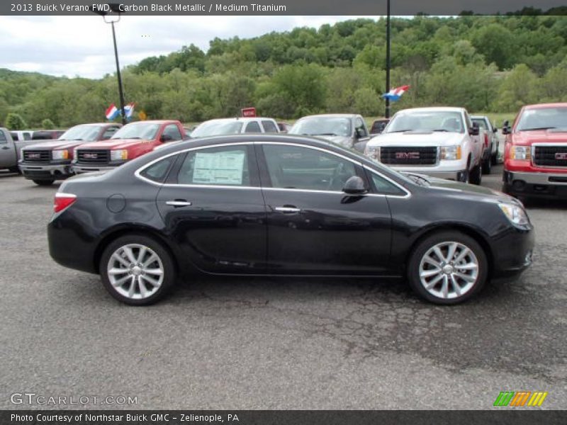 Carbon Black Metallic / Medium Titanium 2013 Buick Verano FWD