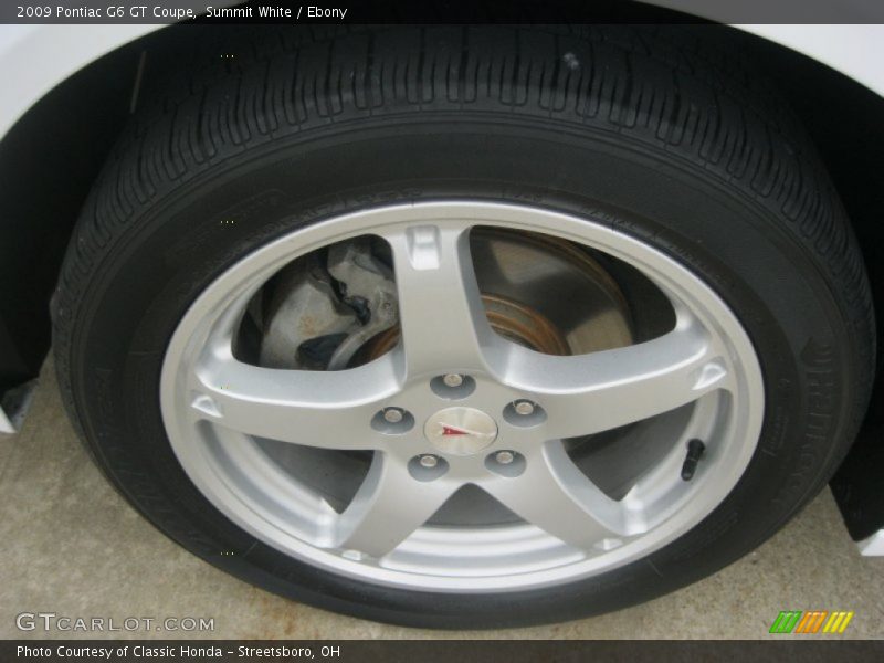 Summit White / Ebony 2009 Pontiac G6 GT Coupe