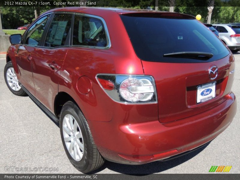 Copper Red Mica / Sand 2012 Mazda CX-7 i Sport