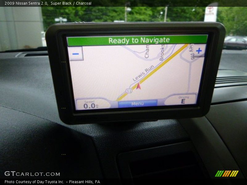 Super Black / Charcoal 2009 Nissan Sentra 2.0