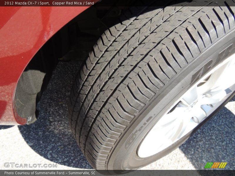 Copper Red Mica / Sand 2012 Mazda CX-7 i Sport