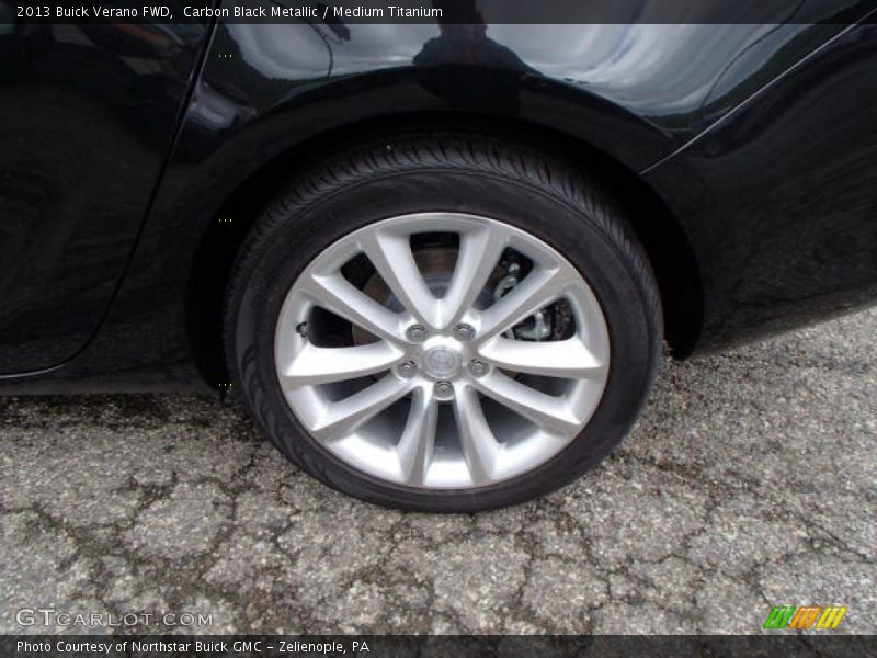 Carbon Black Metallic / Medium Titanium 2013 Buick Verano FWD
