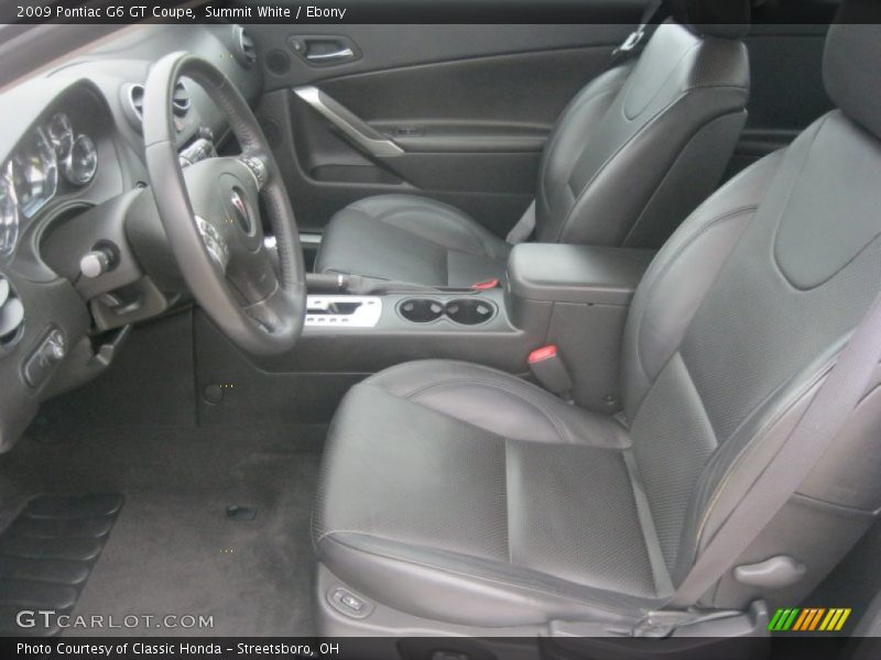 Summit White / Ebony 2009 Pontiac G6 GT Coupe