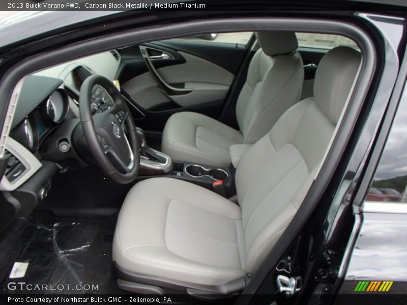 Carbon Black Metallic / Medium Titanium 2013 Buick Verano FWD