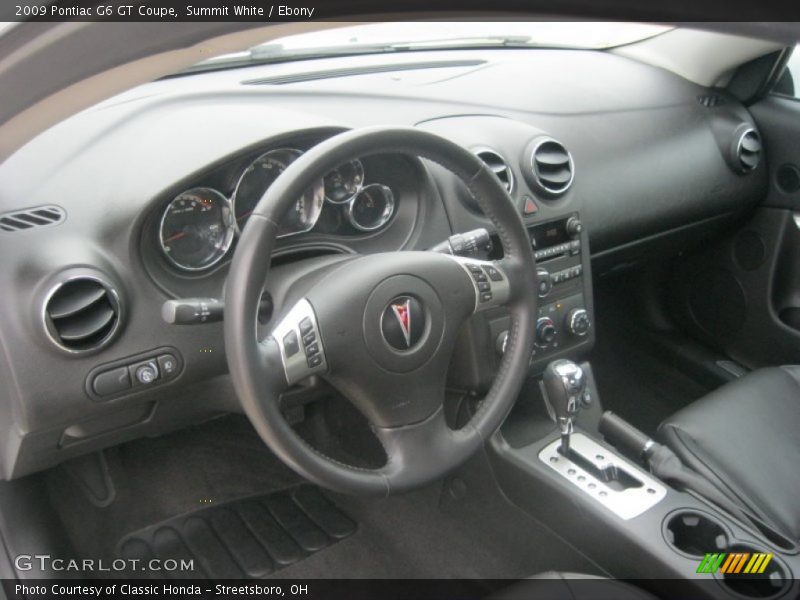 Summit White / Ebony 2009 Pontiac G6 GT Coupe