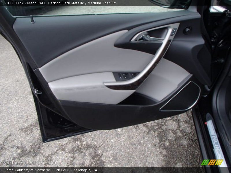 Carbon Black Metallic / Medium Titanium 2013 Buick Verano FWD