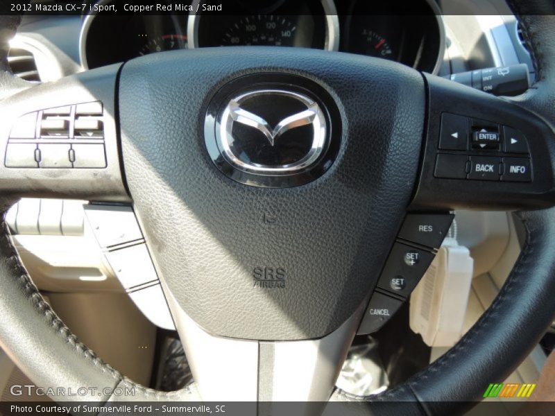 Copper Red Mica / Sand 2012 Mazda CX-7 i Sport