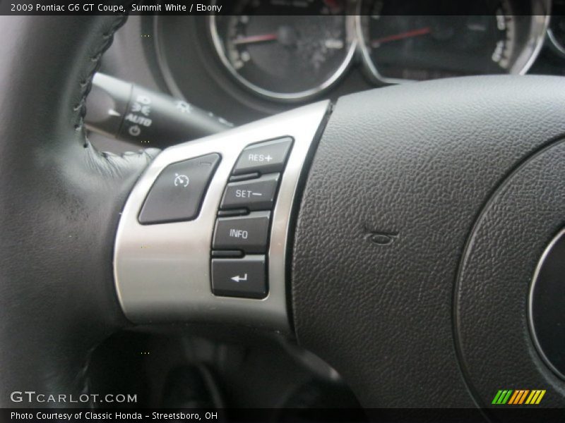 Summit White / Ebony 2009 Pontiac G6 GT Coupe