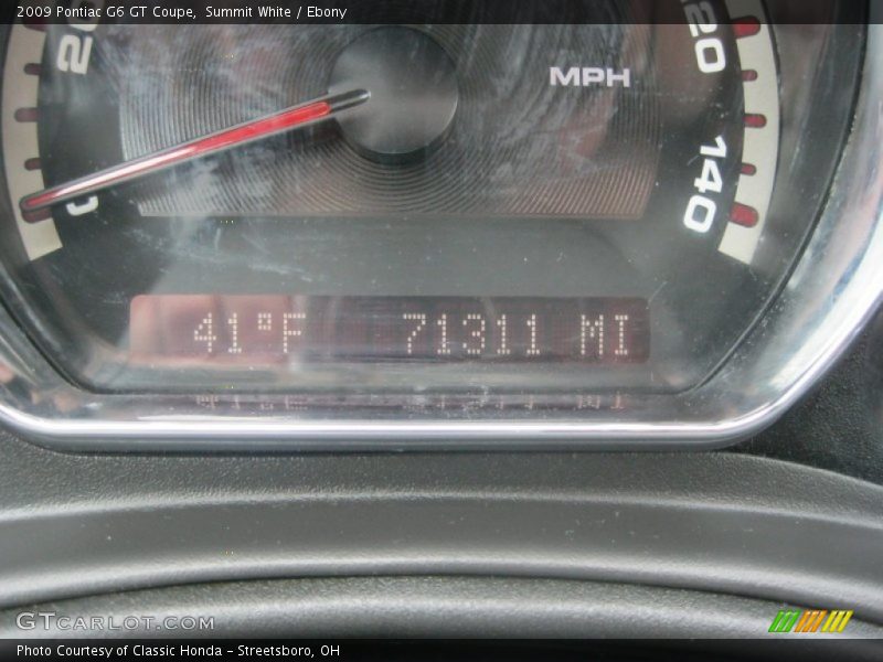 Summit White / Ebony 2009 Pontiac G6 GT Coupe