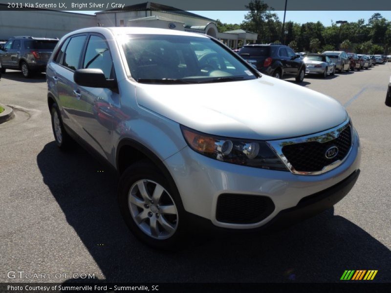 Bright Silver / Gray 2011 Kia Sorento LX