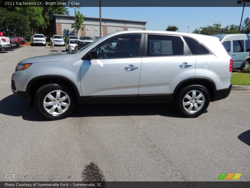 Bright Silver / Gray 2011 Kia Sorento LX