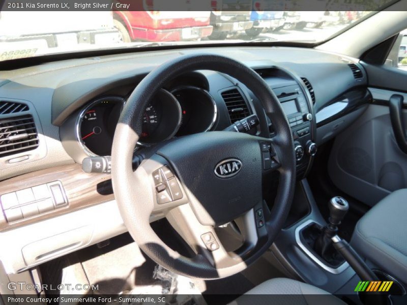Bright Silver / Gray 2011 Kia Sorento LX