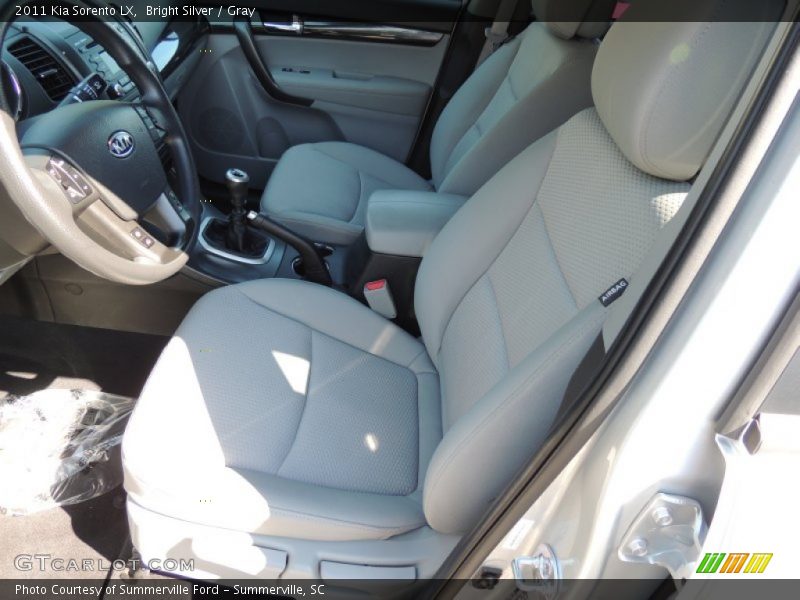 Bright Silver / Gray 2011 Kia Sorento LX