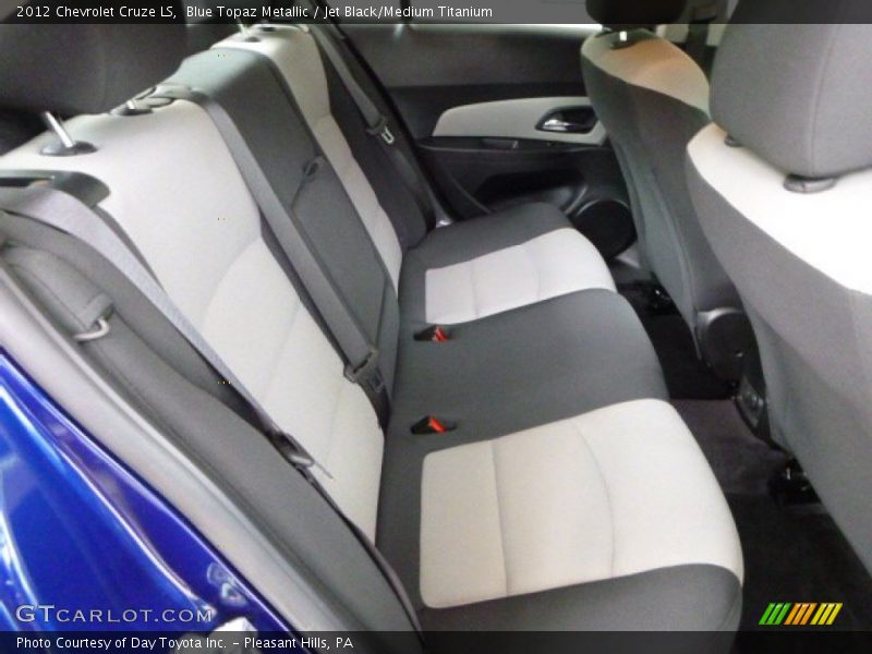 Blue Topaz Metallic / Jet Black/Medium Titanium 2012 Chevrolet Cruze LS
