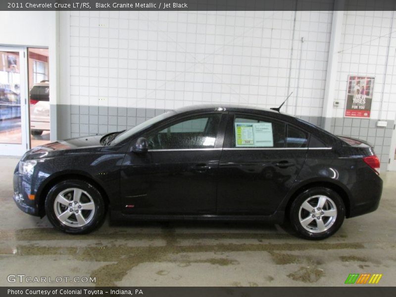 Black Granite Metallic / Jet Black 2011 Chevrolet Cruze LT/RS