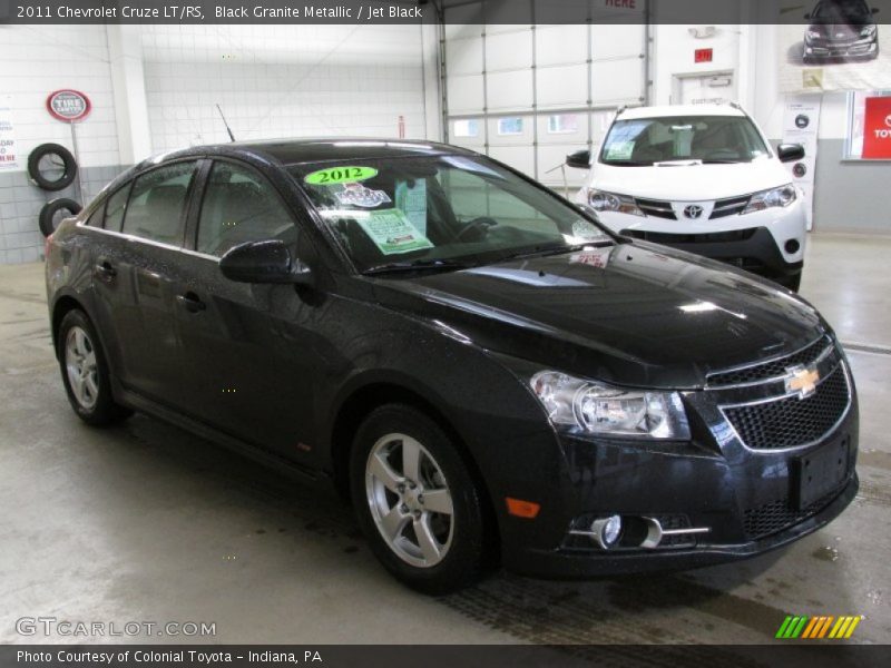 Black Granite Metallic / Jet Black 2011 Chevrolet Cruze LT/RS
