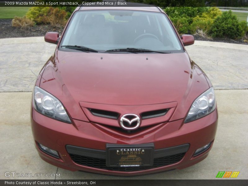 Copper Red Mica / Black 2009 Mazda MAZDA3 s Sport Hatchback