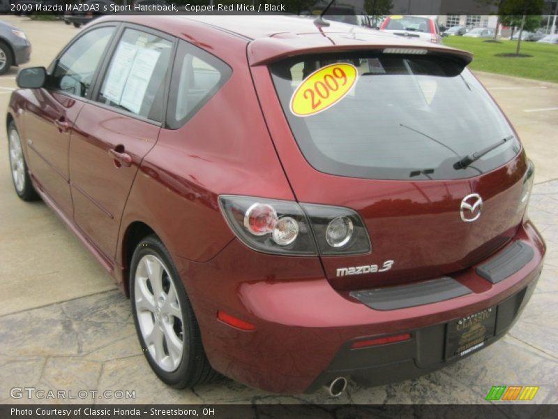 Copper Red Mica / Black 2009 Mazda MAZDA3 s Sport Hatchback