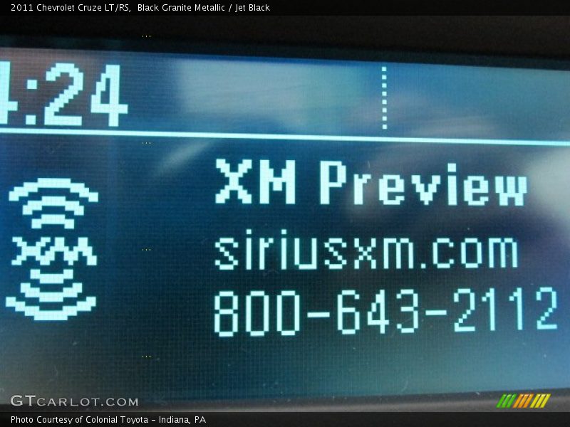 Black Granite Metallic / Jet Black 2011 Chevrolet Cruze LT/RS