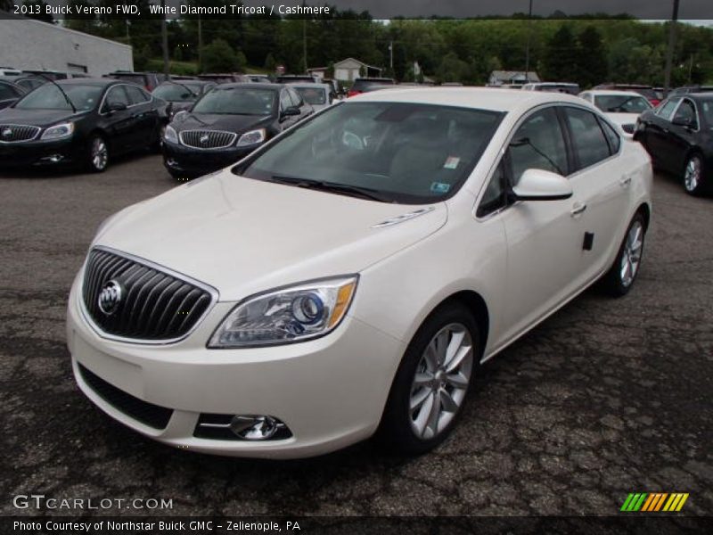 White Diamond Tricoat / Cashmere 2013 Buick Verano FWD