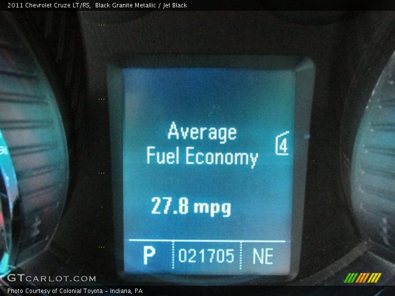 Black Granite Metallic / Jet Black 2011 Chevrolet Cruze LT/RS