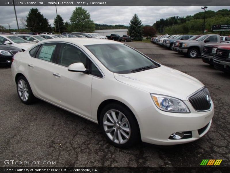 White Diamond Tricoat / Cashmere 2013 Buick Verano FWD