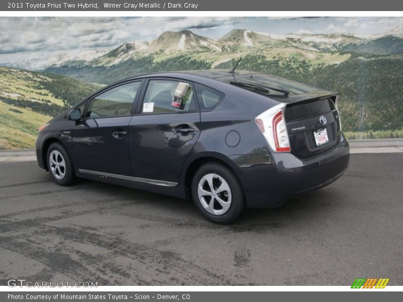 Winter Gray Metallic / Dark Gray 2013 Toyota Prius Two Hybrid