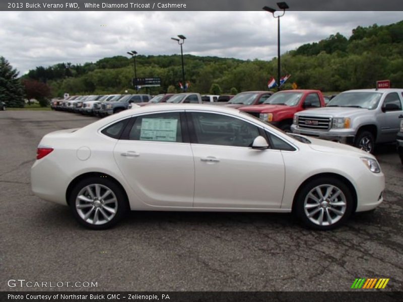 White Diamond Tricoat / Cashmere 2013 Buick Verano FWD