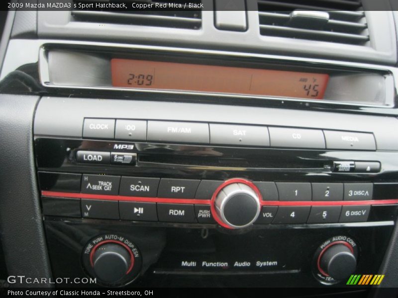 Copper Red Mica / Black 2009 Mazda MAZDA3 s Sport Hatchback