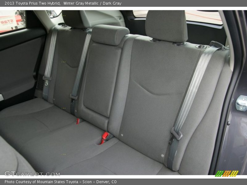 Winter Gray Metallic / Dark Gray 2013 Toyota Prius Two Hybrid