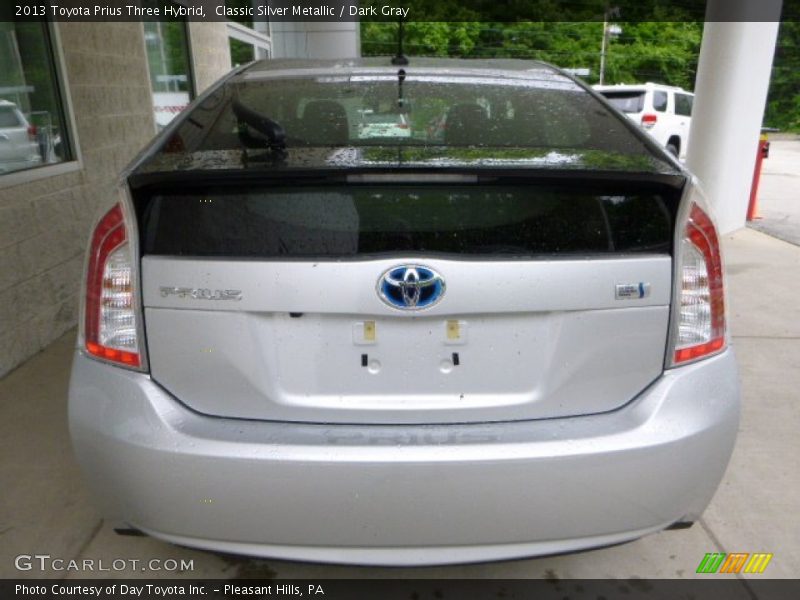 Classic Silver Metallic / Dark Gray 2013 Toyota Prius Three Hybrid