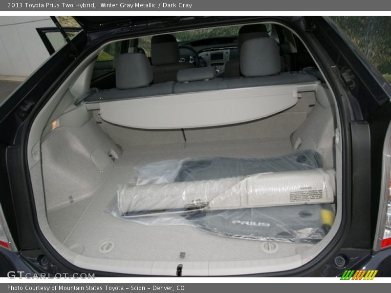 Winter Gray Metallic / Dark Gray 2013 Toyota Prius Two Hybrid