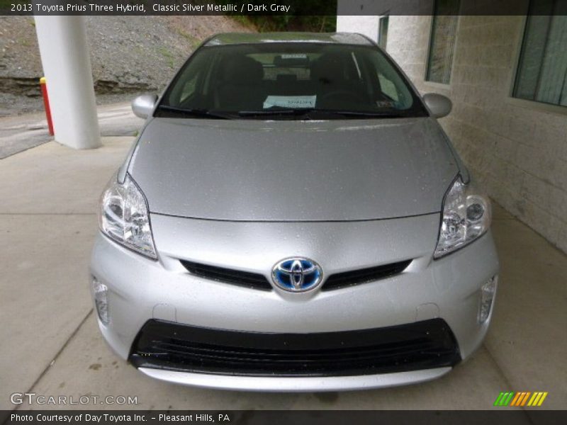 Classic Silver Metallic / Dark Gray 2013 Toyota Prius Three Hybrid